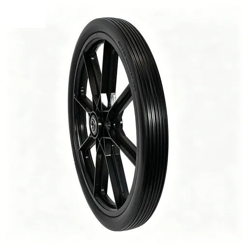 2pcs 20 inch Flat Free Tire And Wheel For Wheelbarrow Garden Wagon Lawn Cart