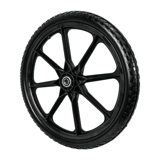 2pcs 20 inch Flat Free Tire And Wheel For Wheelbarrow Garden Wagon Lawn Yard Cart