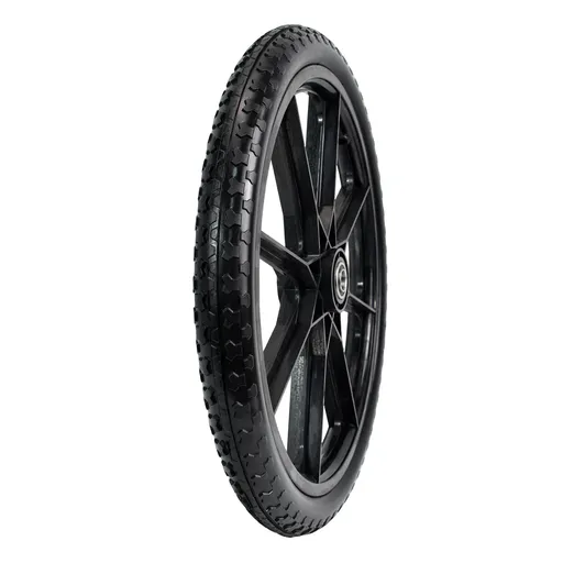 2pcs 20 inch Flat Free Tire And Wheel For Wheelbarrow Garden Wagon Lawn Yard Cart