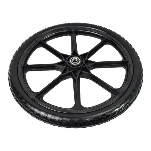2pcs 20 inch Flat Free Tire And Wheel For Wheelbarrow Garden Wagon Lawn Yard Cart