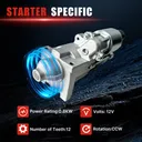Starter For Honda GX GXV 610 620 670 228000-7850 31200-ZJ1-841 DDWD8