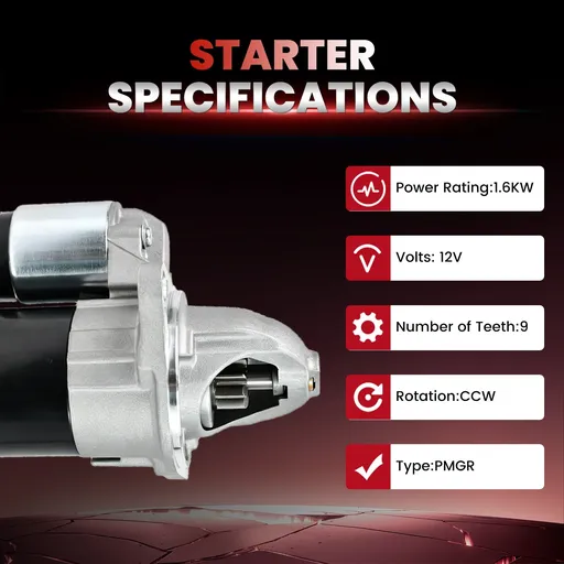 Starter For 2003-2016 Subaru Forester 2004-2011 Impreza 2.0L 2.5L Auto Trans 23300-AA570