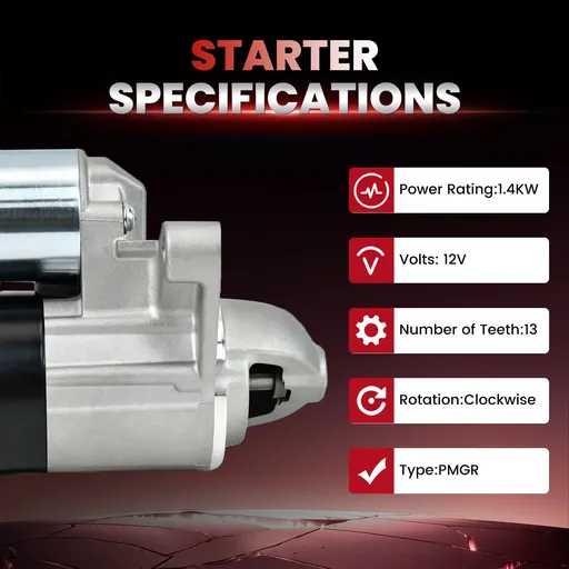 Starter For Ford F150 2011-2017 Transit 2014-2020 Expedition 2015-2017 3.5L 3.7L 410-48224 M0T39571