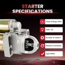 1999-2004 Chevy Blazer Starter 4.3L 6485