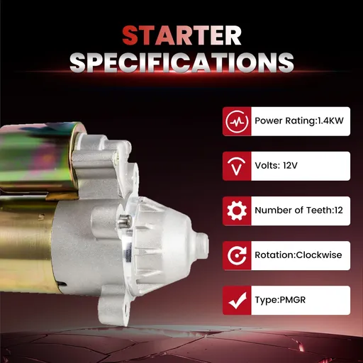 2000-2005 Mercury Sable Starter 3.0L V6 OHV 6642
