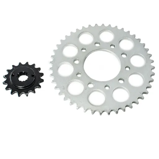 1989-2007 Honda Shadow 600 VLX Chain And Sprocket Set Black