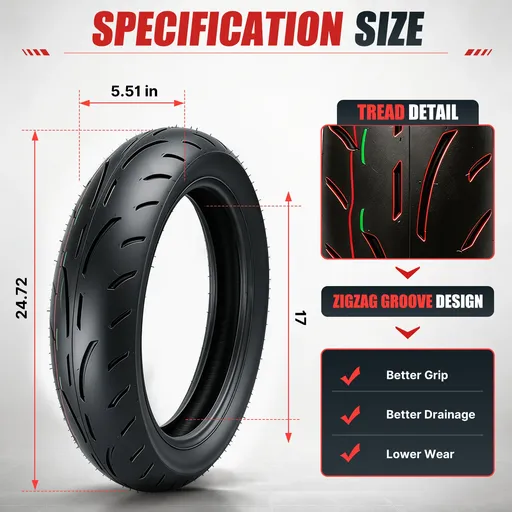 140 70 17 Rear Motocycle Tire