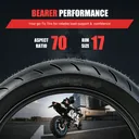 140 70 17 Rear Motocycle Tire
