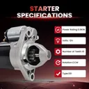 Starter For Honda GX630 GX690 2007-2013 31200-Z6L-003 428000-6410 DV5E2
