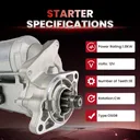 Starter For Kubota Tractor 37560-63010 37560-63011 37560-63012