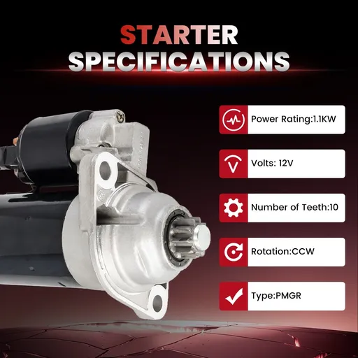 2000-2005 VW Golf Jetta Starter 1.8L 2.0L Manual Trans 17780