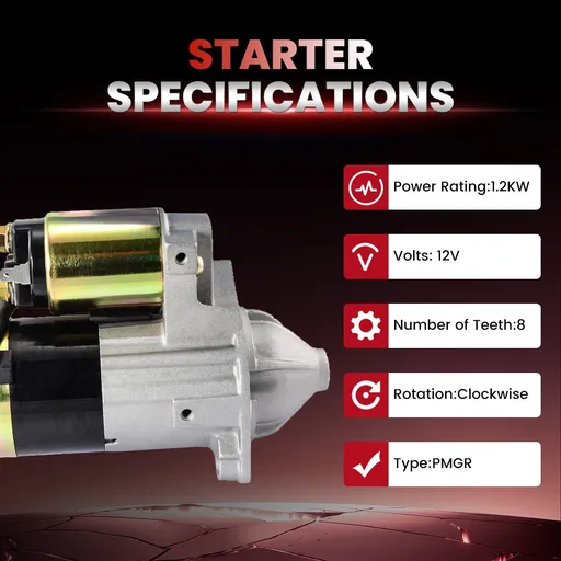 2002-2005 Kia Sedona Hyundai Santa Fe Starter 3.5L 17764