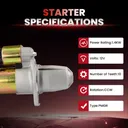 1995 96 97 98 1999 Nissan Maxima Infiniti I30 Starter 3.0L 17713