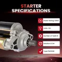 2004 2005 2006 Acura TL Starter 3.2L Auto Trans 17728