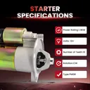Starter For Ford Truck 4.9 5.0 5.8 Manual Trans 1992-1996 3223