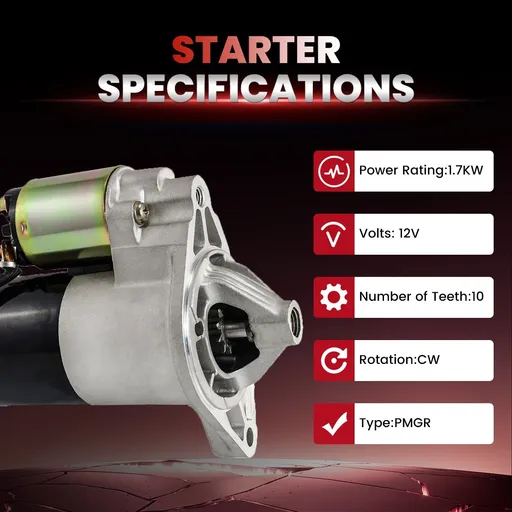 1988-1998 Jeep Wrangler Starter 4.0L 4.2L 17006