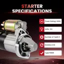 2001 2002 2003 2004 Nissan Xterra Starter 3.3L 17859