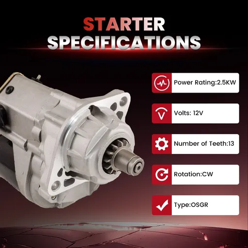Starter For 1994-2002 Dodge Ram Pickup Truck Cummins Diesel 5.9L 17548