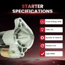 2003 2004 Jeep Grand Cherokee Starter 4.0L L6 17879