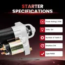 2004 2005 2006 Nissan Altima Maxima Starter 3.5L Auto Trans 5 Speed 17872