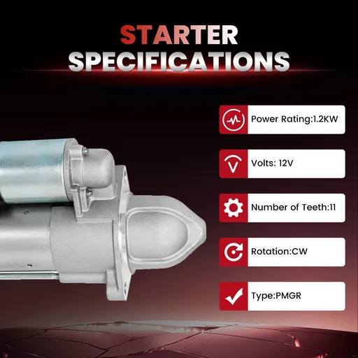 Starter For Hyundai Sonata 2011 2012 2013 2014 2.4L 19090