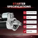 Starter For Toyota Corolla Matrix Pontiac Vibe 2003-2008 1.8L 17841