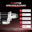 Starter For Toyota Sienna 3.3L 2003-2006 3.5L 2007-2009 17825