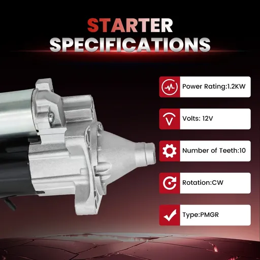 Starter For Chrysler 300 2007 2008 2009 2010 2.7L 3.5L 19025