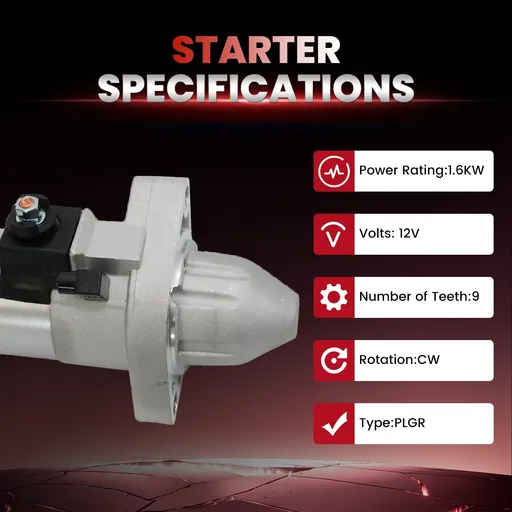 Starter For Honda Element 2003 2004 2005 2006 2.4L Auto Trans 17870