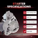 Starter For Jeep Commander Grand Cherokee 3.7L 2006-2010 17939