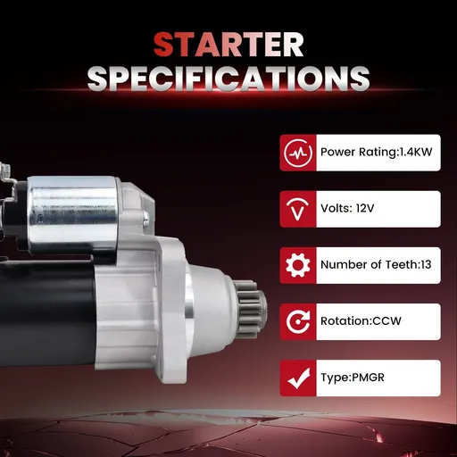 Starter For Nissan Altima 2013-2018 Rogue 2014-2019 2.5L 19163 23300-3TA0A