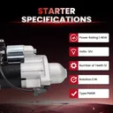 Starter For Infiniti FX35 2009-2012 G35 2007-2008 M35 2009-2010 3.5L 19067