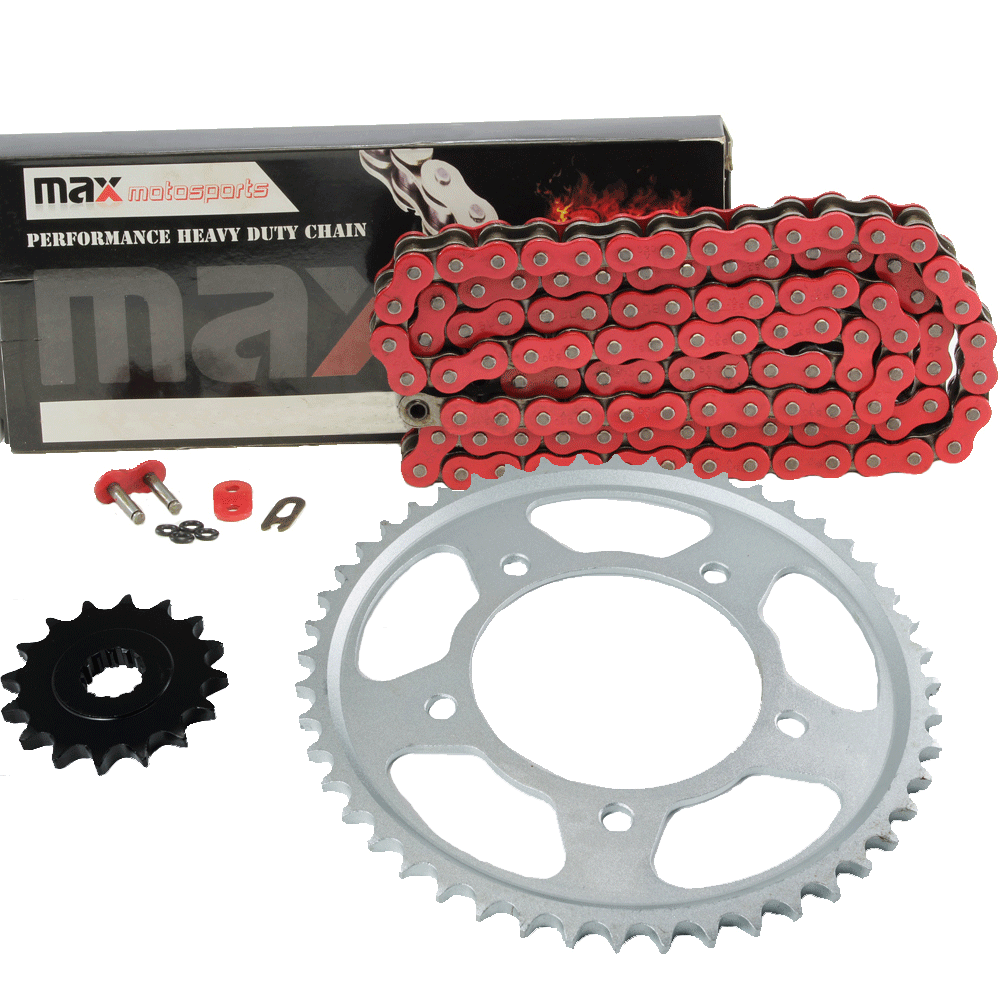 1999-2002 Yamaha R6 O Ring Chain And Sprocket Set Red