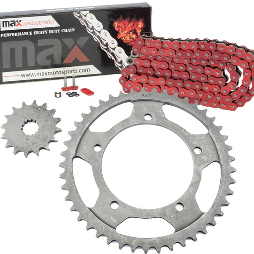 Red O Ring Chain And Sprocket Kit For Suzuki GSXR 600 2001 2002 2003 2004 2005