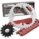 Red O Ring Chain And Sprockets Set For Honda 400EX TRX400EX 1999-2004