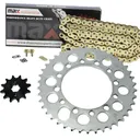 Gold O Ring Chain And Sprocket Set For 1990-1997 Honda Fourtrax 200 Type 2