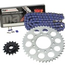 Blue O Ring Chain And Sprocket Kit For Honda Shadow 600 VLX 1989-2007