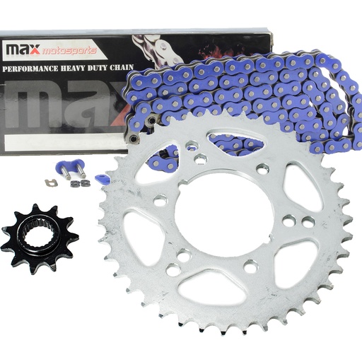 Blue O Ring Chain And Sprocket Kit For Polaris Trail Boss 330 2x4 2003-2010