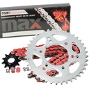 Red O Ring Chain And Sprocket Kit For Polaris Trail Boss 330 2x4 2003-2010