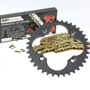 1993-2008 Honda TRX300 EX Sportrax Chain And Sprockets Set Gold