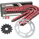 2006-2017 Honda CRF150F Chain And Sprocket Set Red