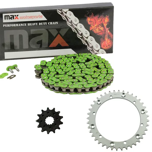 2001-2005 Yamaha Raptor 660 Chain And Sprocket Kit Green YFM660R