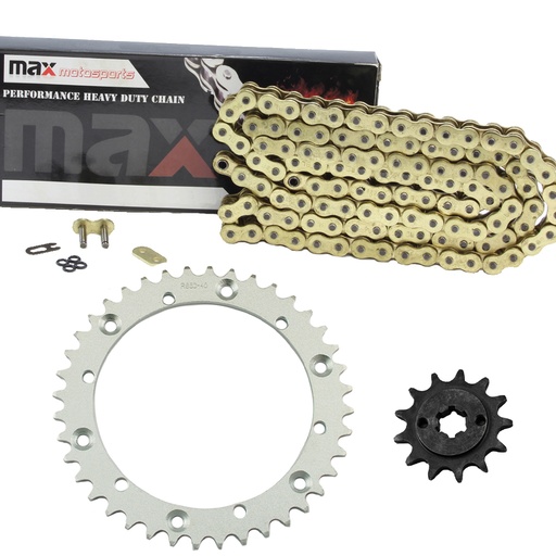 Gold O Ring Chain And Sprocket Kit For 1988-2006 Yamaha Blaster 200
