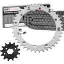 1989-2004 Yamaha Warrior 350 Chain And Sprockets Set Black