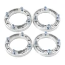 4x156 Wheel Spacers 1 Inch 131mm Hub Bore 3/8"-24 Studs For Polaris Ranger Sportsman RZR 4pcs