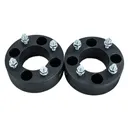 4x110 Wheel Spacers 2 inch For Honda Suzuki Kawasaki Yamaha Polaris M10x1.25 Studs 76mm Hub Bore Black 2pcs