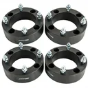 4x137 Wheel Spacers 2 Inch For For Can Am Maverick Commander Outlander Bombardier M10X1.25 Studs 110mm Hub Bore Black 4pcs