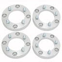1 inch 4x110 to 4x137 Wheel Adapters 10x1.25 Studs 74mm Centerbore For Honda Bombardier Arctic Cat 4pcs