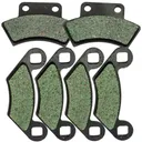 Front Rear Kevlar Carbon Brake Pads For 1993-1998 Polaris Magnum 425