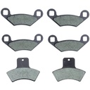 Front Rear Kevlar Carbon Brake Pads For 1998-2002 Polaris Sportsman 500 Worker RSE EBS